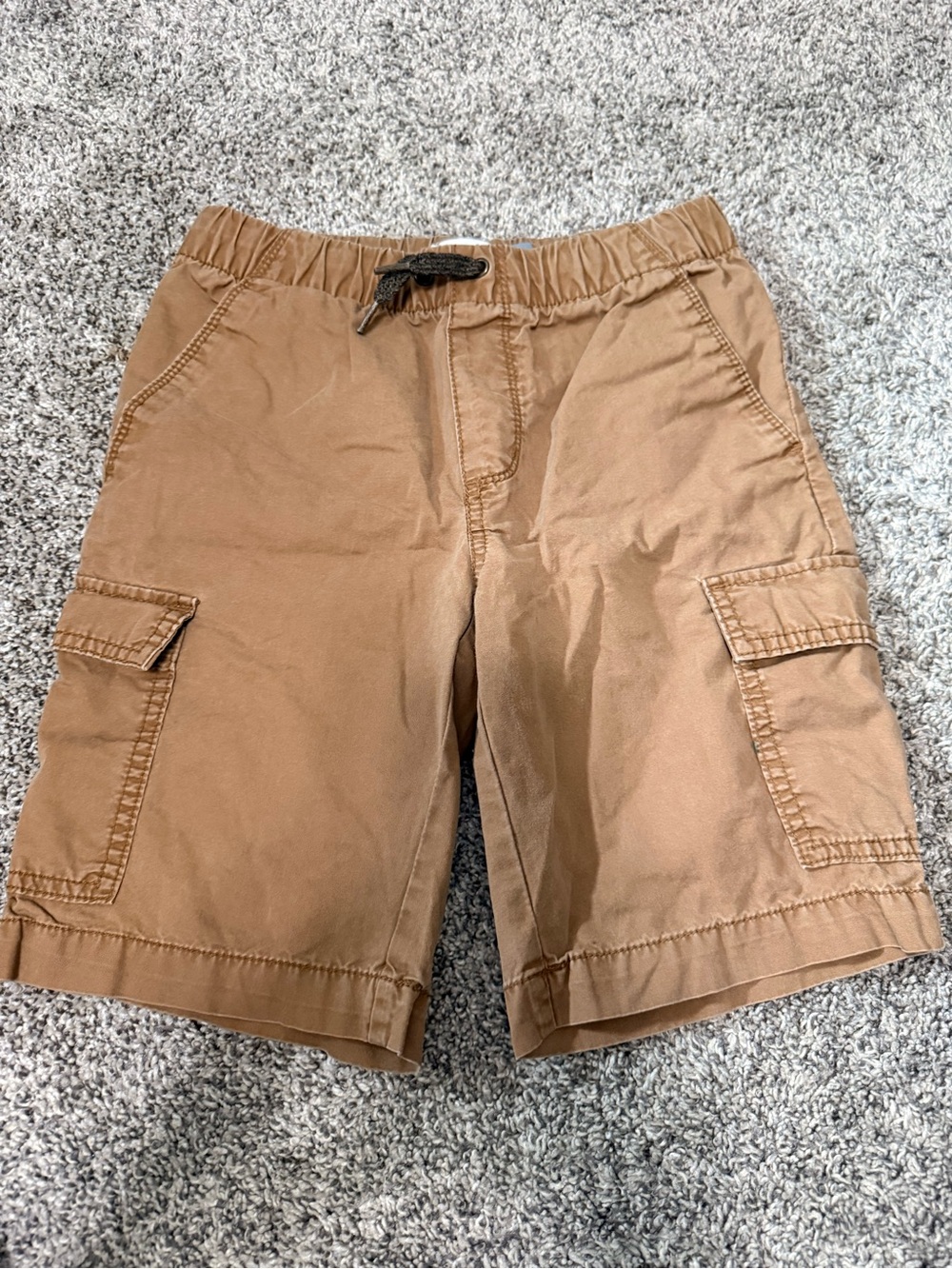 Old Navy Tan Cargo Shorts for Kids with Drawstring